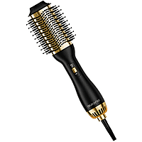 MediaMarkt AURONIC AU3374 - 4-in1 - Föhnborstel Zwart/Goud aanbieding