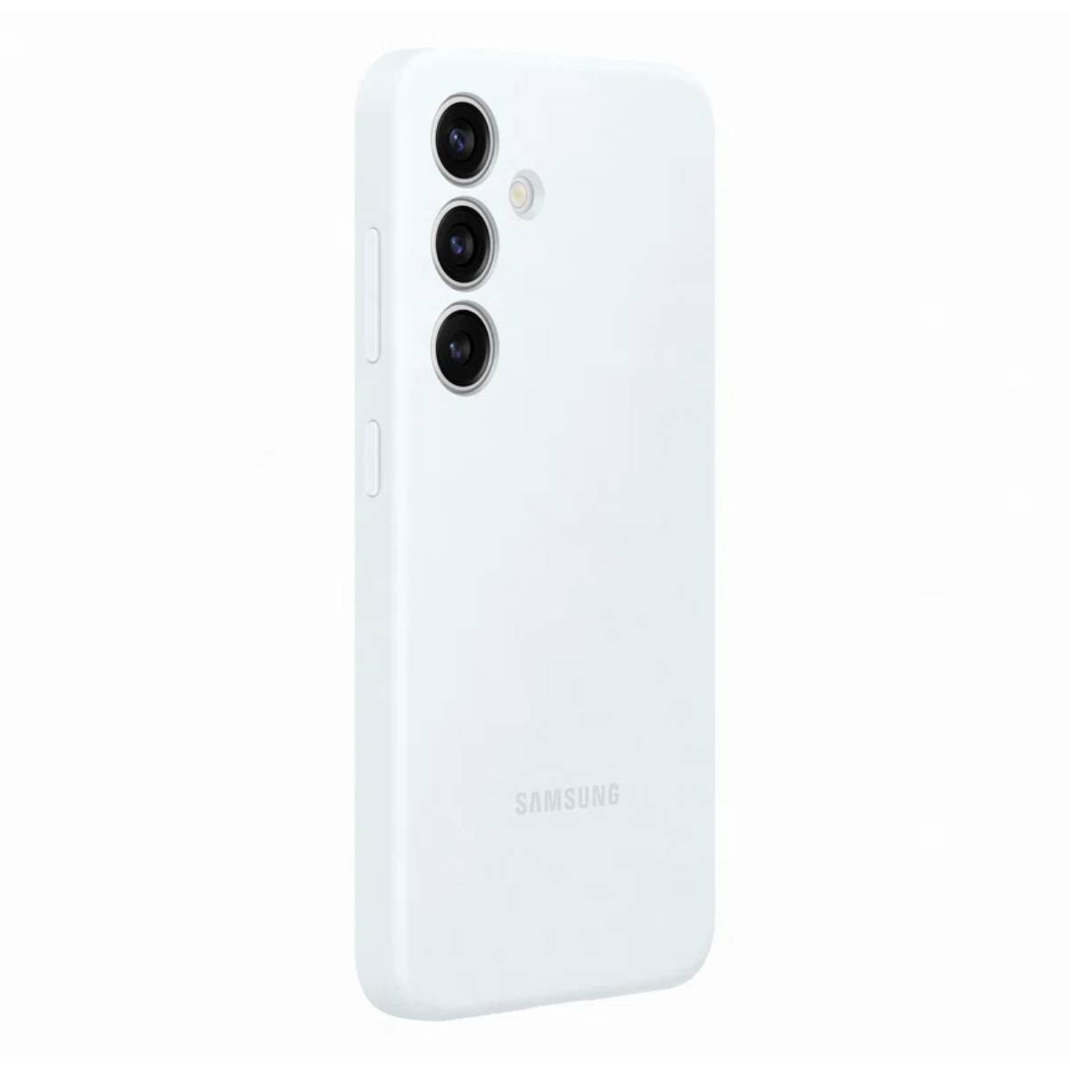 SAMSUNG EF-PS921TWEGWW S24 SILICONE CASE WHITE, Backcover, Samsung, Galaxy S24, White