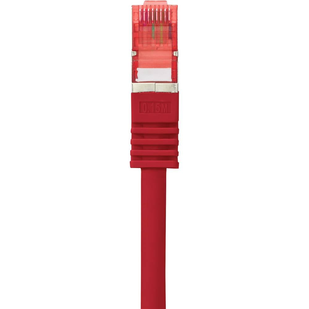Cavo di rete rosso con connettore rosso.