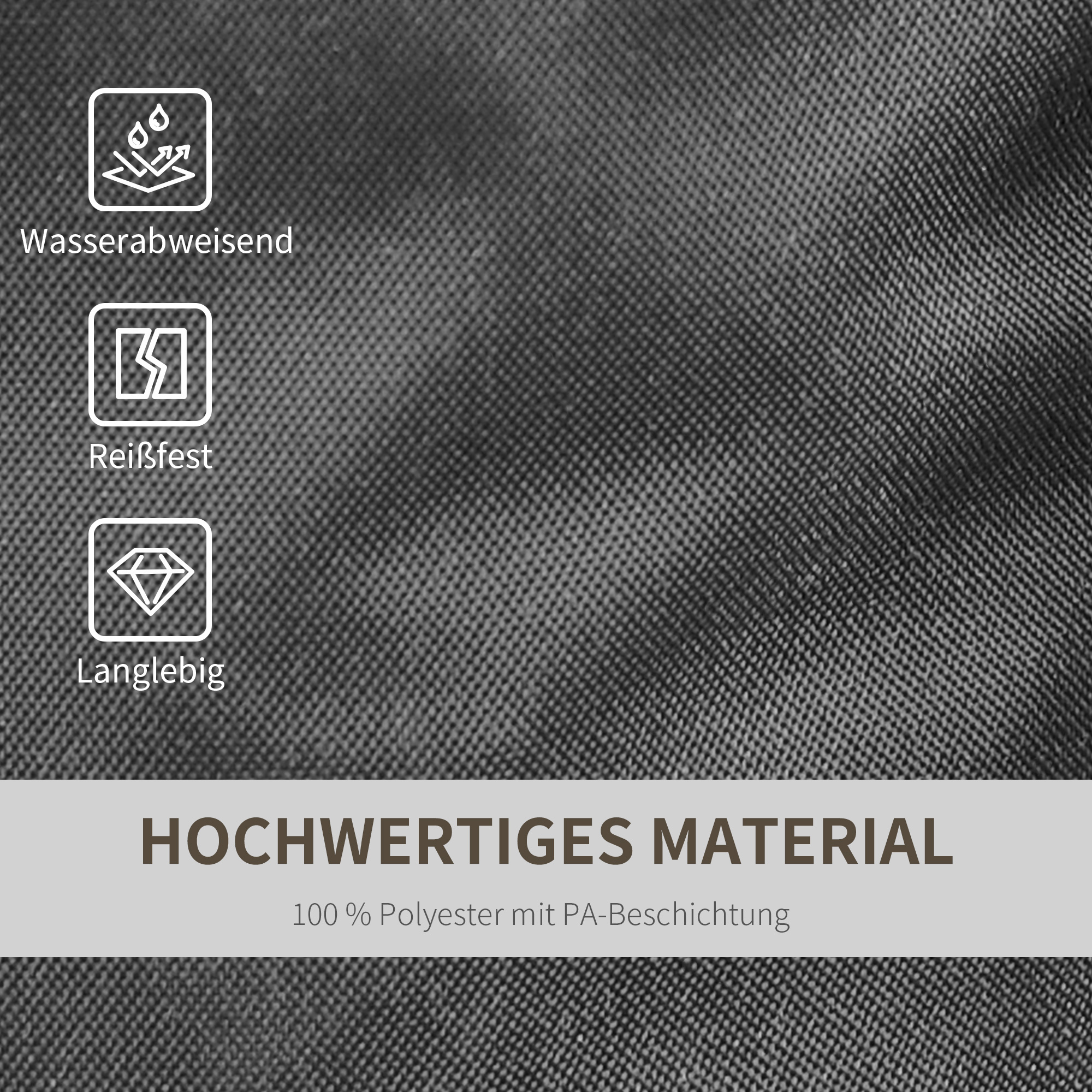 Graues Sofa mit zwei Kissen und Holzbeinen. Die Beine sind hellbraun.