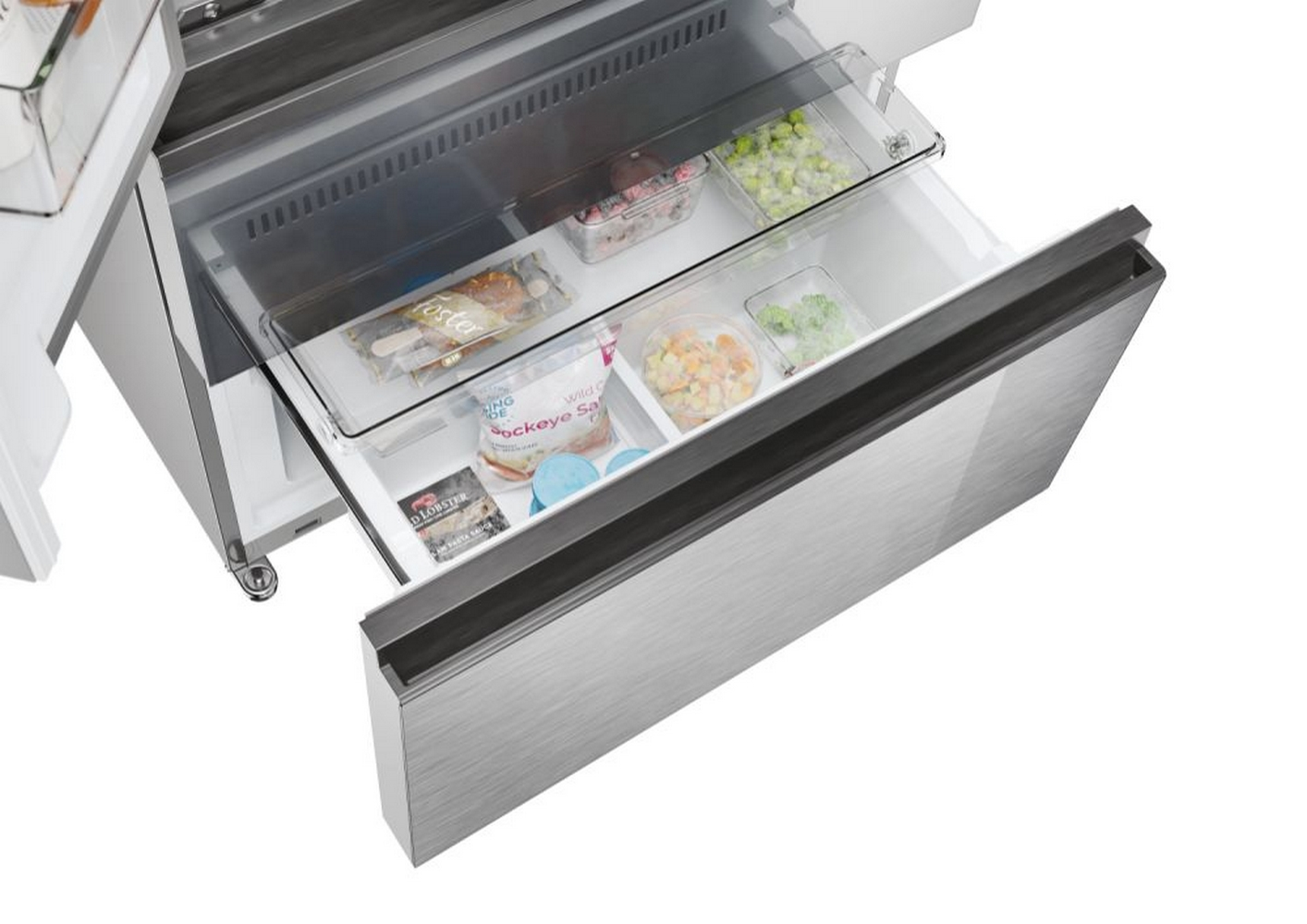 Opakowanie ochronne ekranu i pojedynczy ochraniacz ekranu, oba białe i prostokątne.