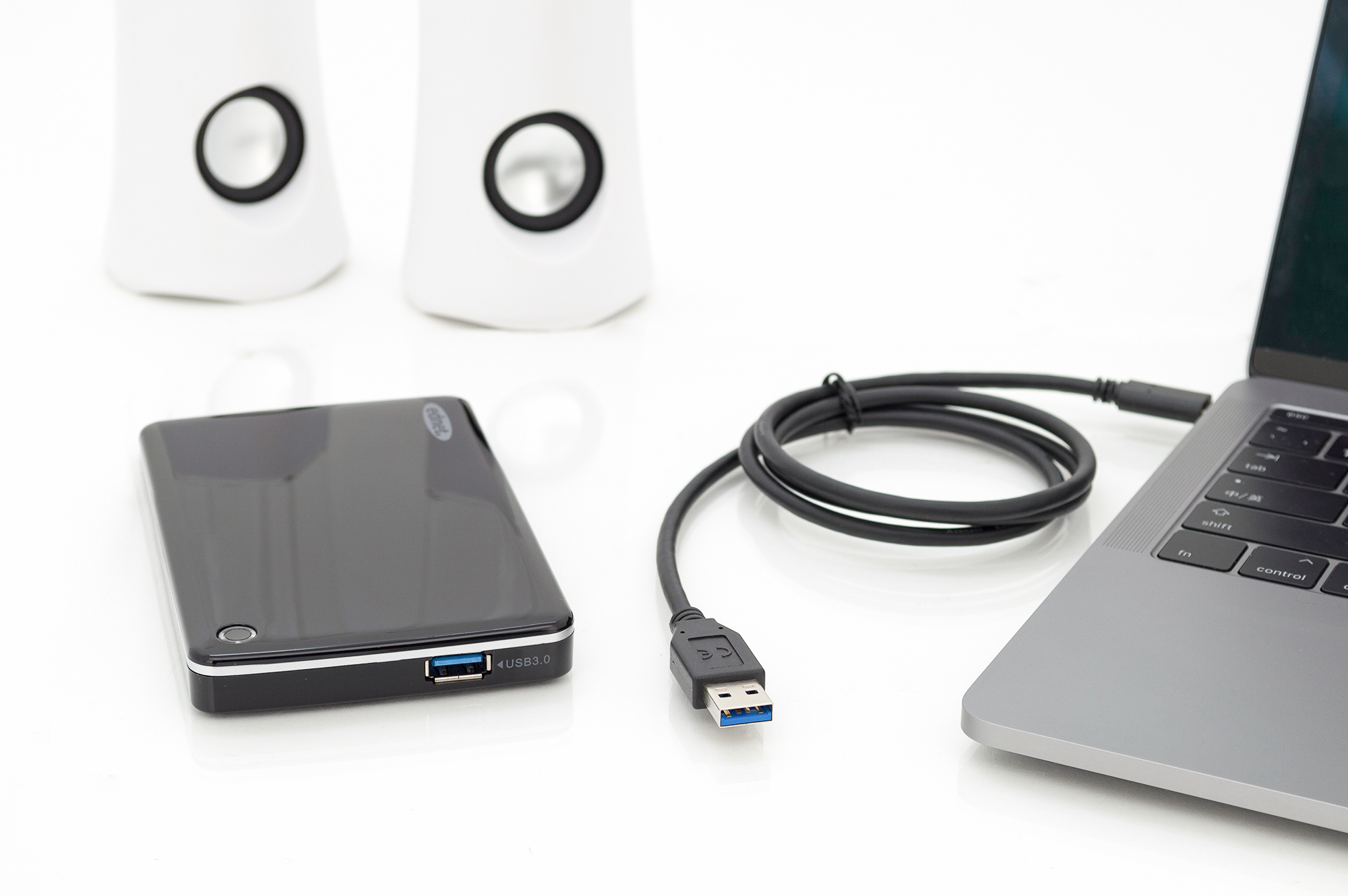 Kabel USB DIGITUS AK-300146-010-S Czarny