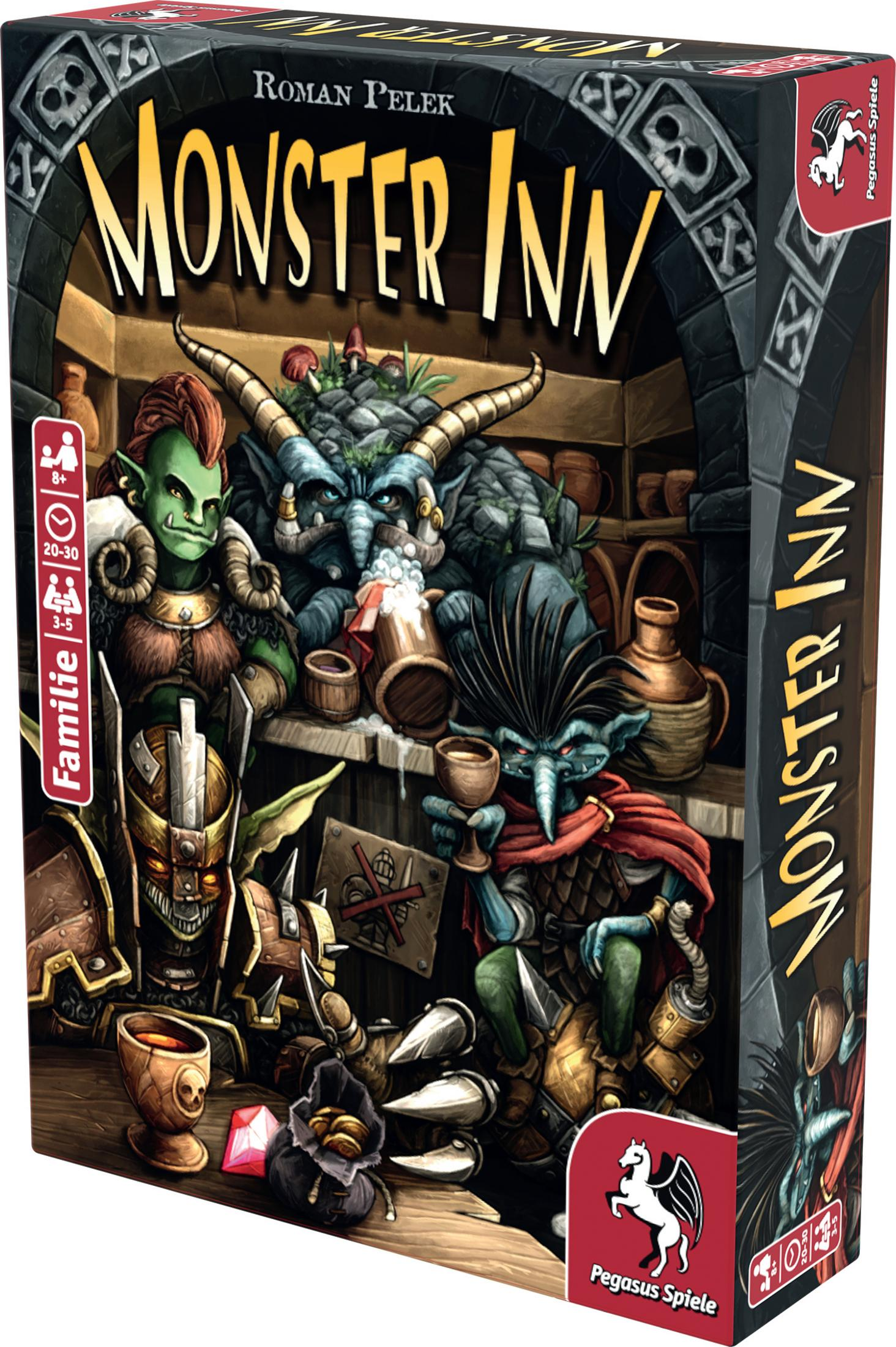 Juego de mesa | PEGASUS SPIELE Monster Inn, edad recomendada: 8 año(s ...