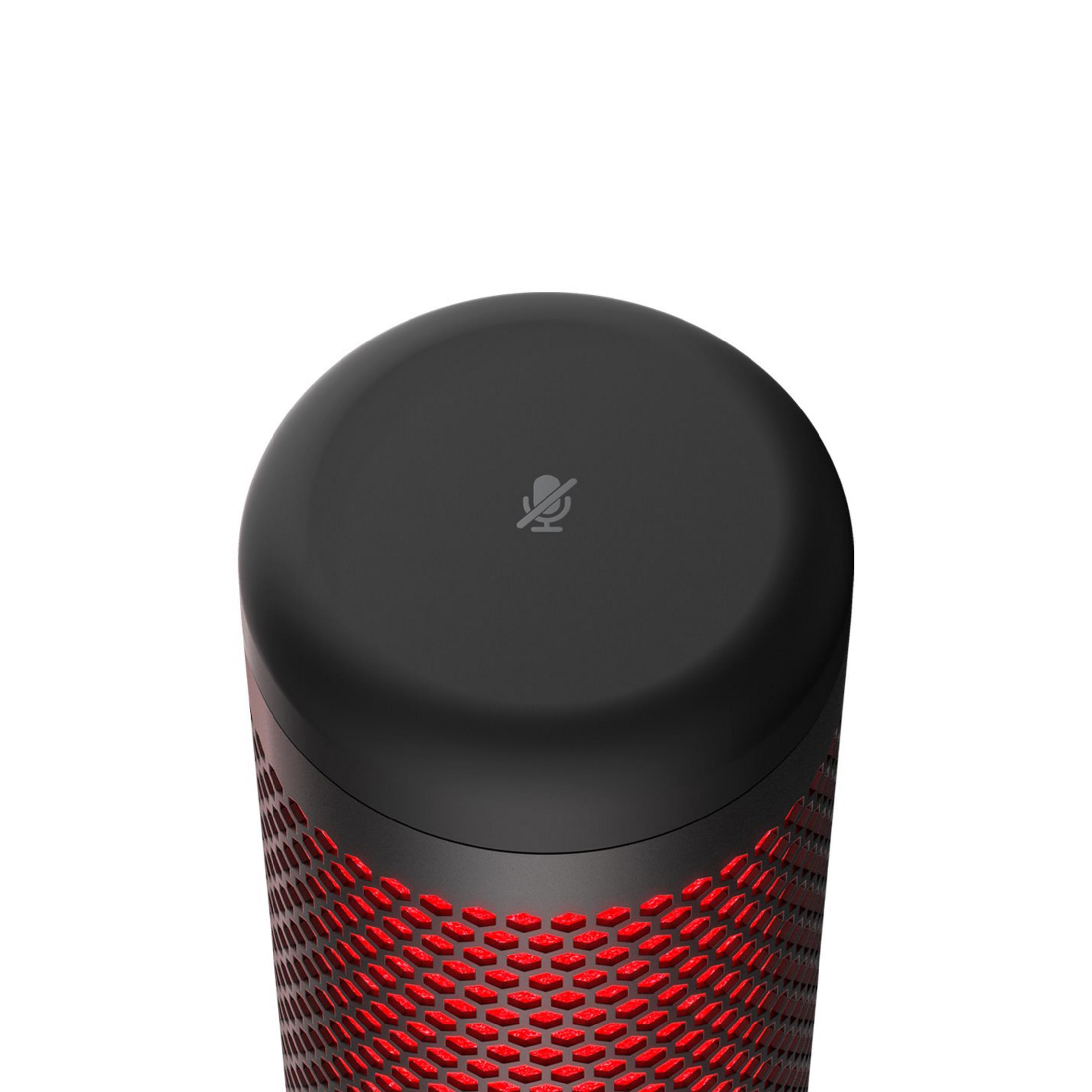 HYPERX HX-MICQC-BK QUADCAST Desktop-Mikrofon, Rot/Schwarz | MediaMarkt