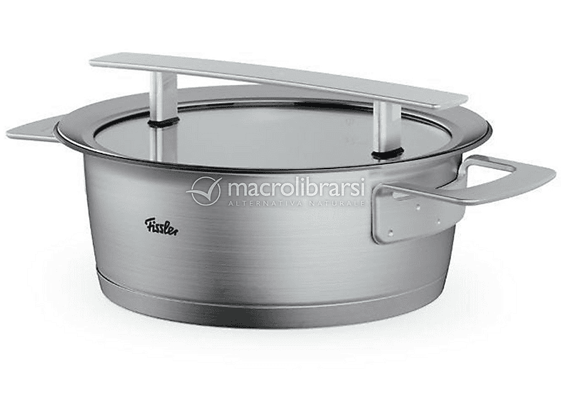 Fissler Adamant - Pentola in alluminio (diametro 18 cm, 2,7 L) rivestita, con coperchio in vetro, antiaderente, compatibile induzione