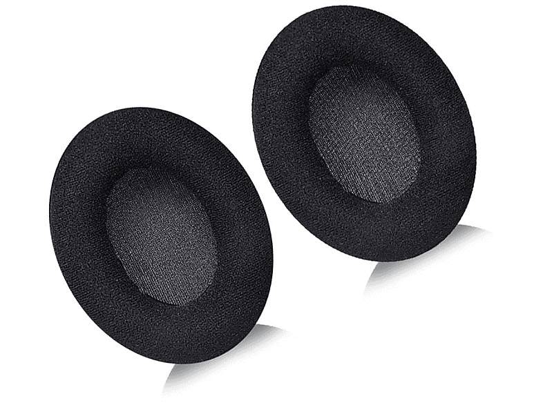1 Paar Schwarze Velours-Kopfhörer-Ohrpolster Mit Memory-Schaum | Passend Für Sennheiser HD600, HD650 & Mehr