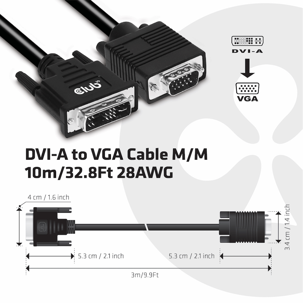 An optical fiber cable with connectors, black and white background.