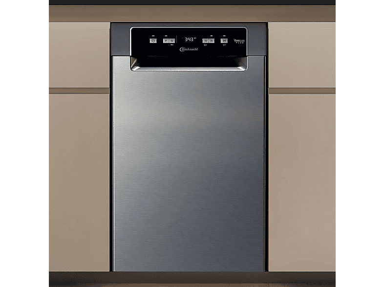 BAUKNECHT BK6UC11BS7A0X Geschirrspüler (unterbaufähig (Besteckschublade, 450 mm breit, 41 dB (A), C)