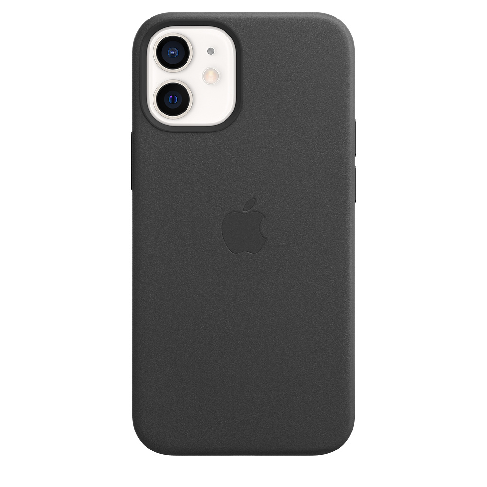 Back of a black iPhone with the Apple logo. The phone has a matte finish.