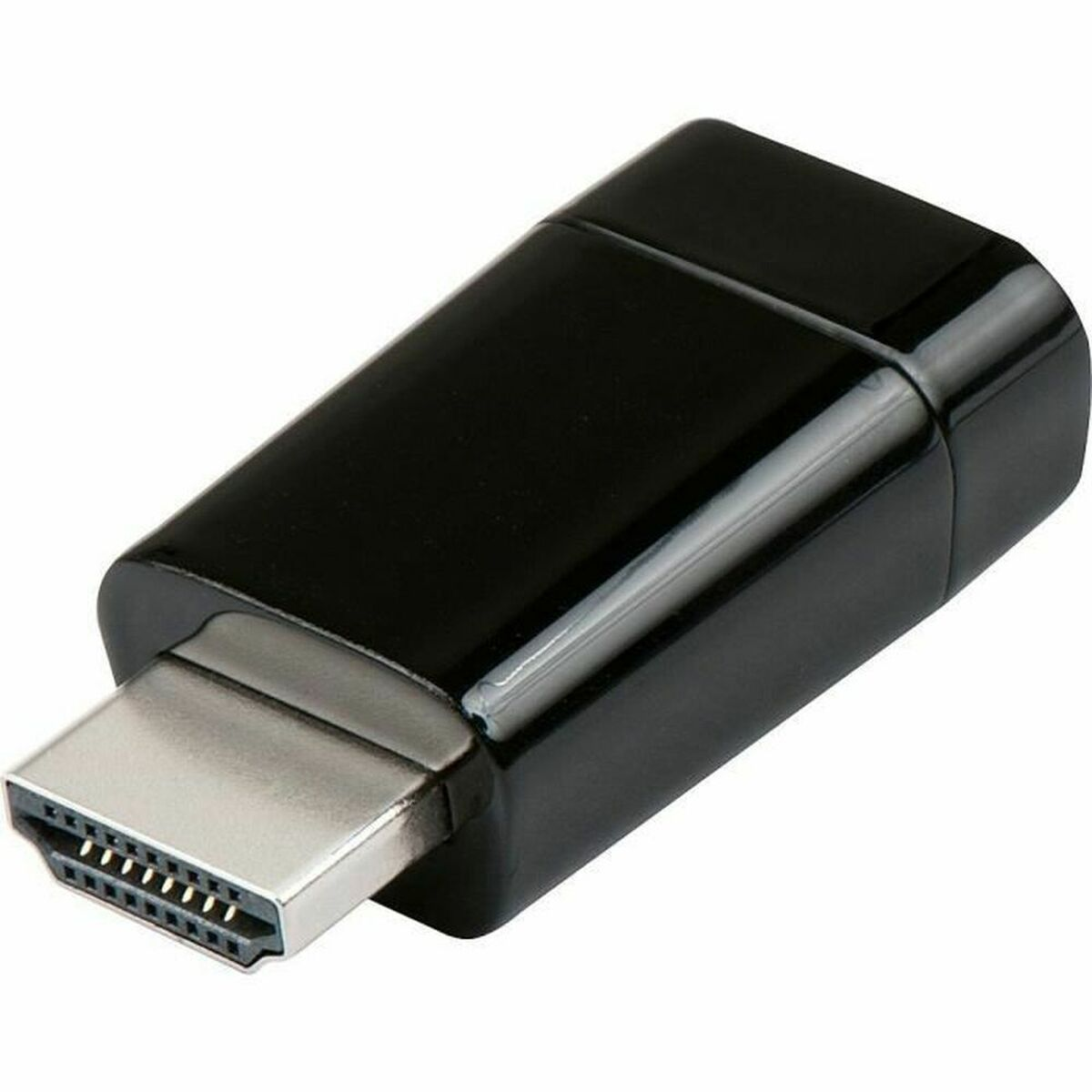 Adattatore HDMI nero.