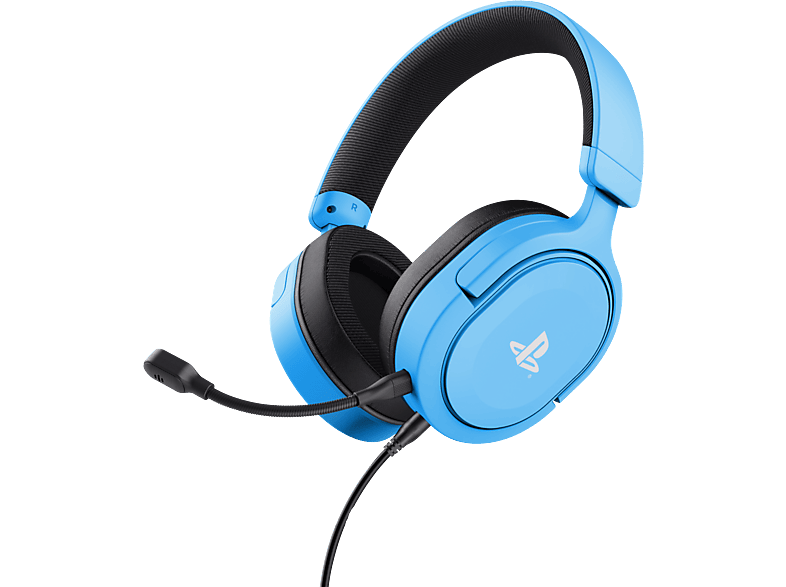TRUST GXT 498B Forta, Over-ear Kopfhörer Blau