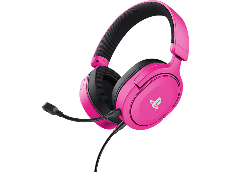 TRUST GXT 498P Forta, Over-ear Kopfhörer Rose