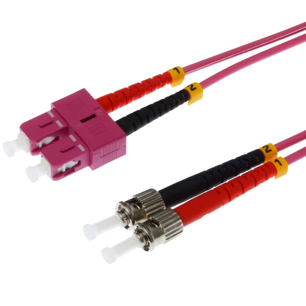 Connettore Loopback In Fibra Ottica LC/UPC – OM4 50/125 – Per Test E Isolamento Reti, Monomodale/Multimodale