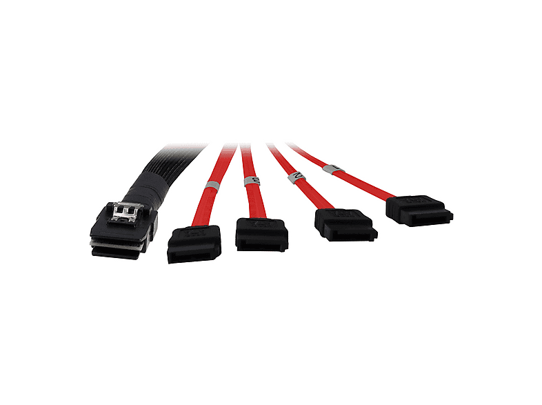 Cables Serial Attached SCSI (SAS) | INTER-TECH SFF 8087 - 4 x SATA 1m ...