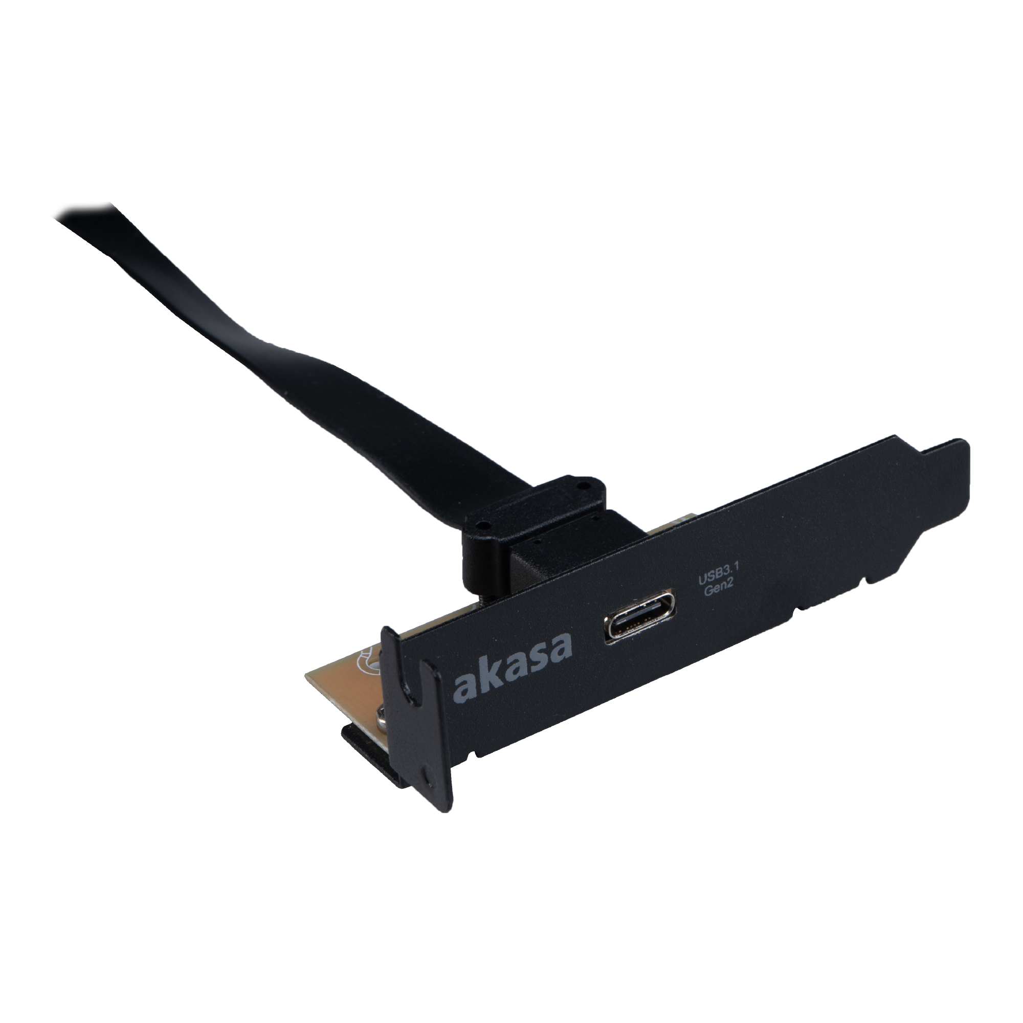 Una scatola nera e gialla con un cavo da USB a Lightning all'interno.