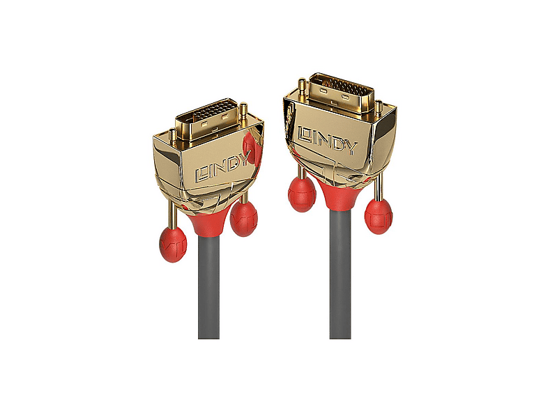 LINDY 36270 Cavo HDMI - DVI-D 0,5 M Nero | Serie Black Line | Contatti Placcati Oro E Schermatura Professionale