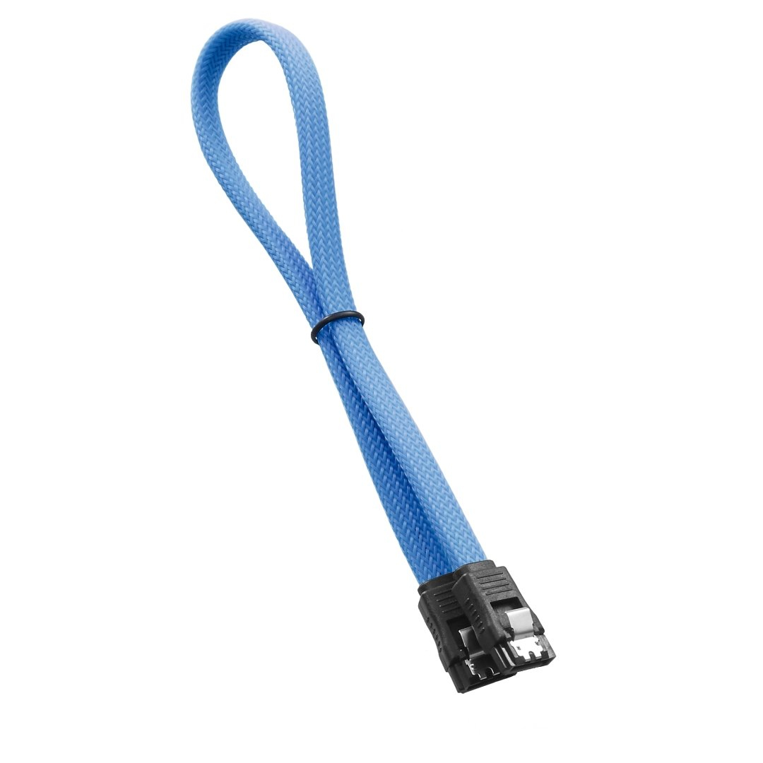 Cavo blu con connettore. È per computer.
