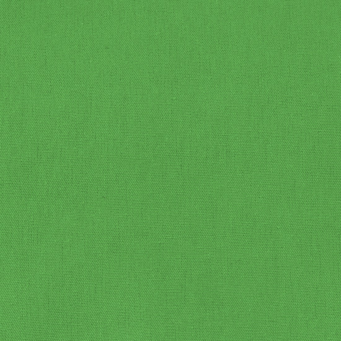 Sfondo di tessuto verde unito. Il tessuto ha un aspetto strutturato con una trama fitta.