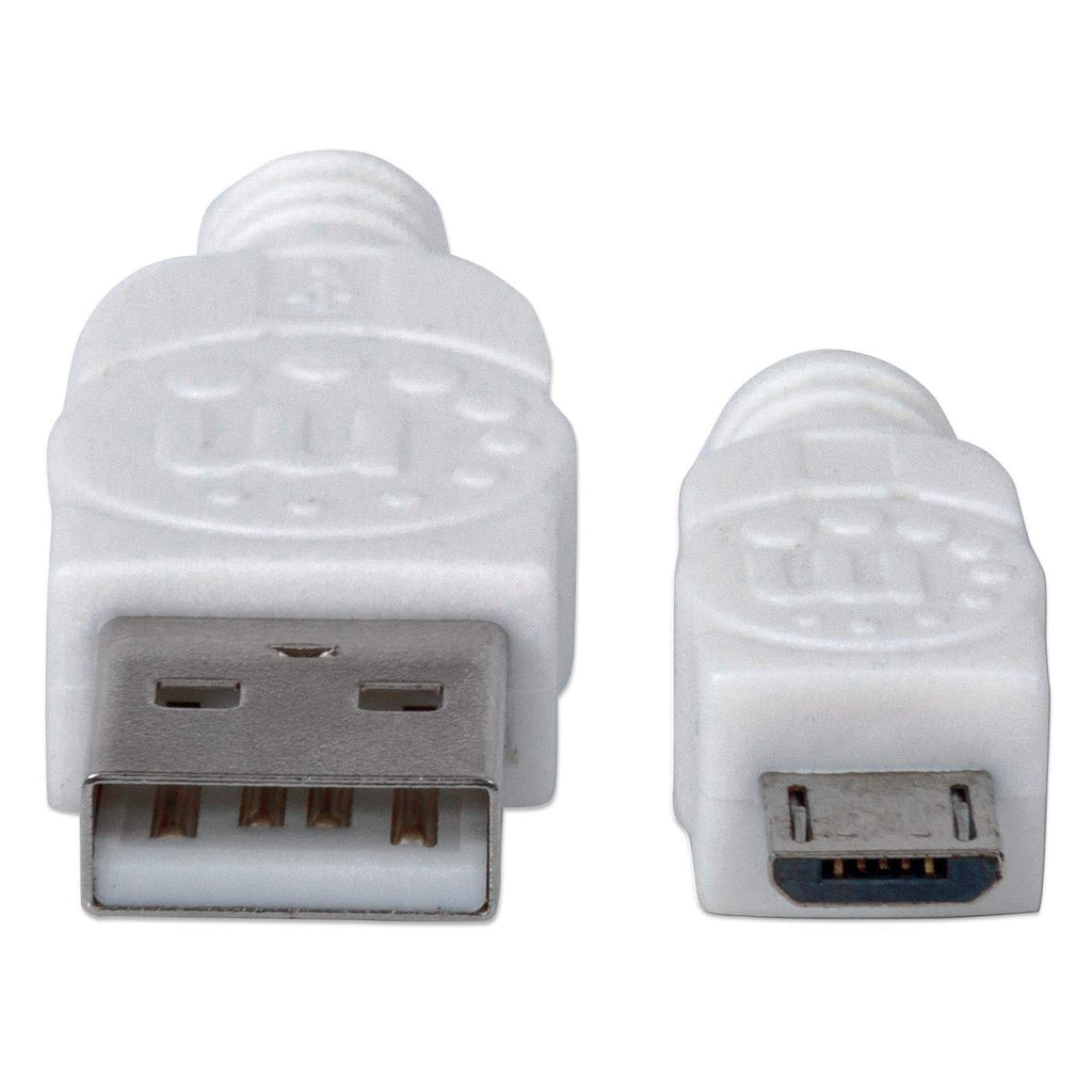 Due connettori USB bianchi. Uno standard, l'altro micro.