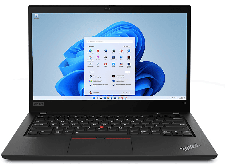 LENOVO ThinkPad T14 | 14" | Touchscreen | Intel Core i5 |, Notebook, mit 14 Zoll Display Touchscreen, Intel® Core™ i5,i5-10310U Prozessor, 16 GB RAM, 256 GB SSD, Intel® UHD Graphics, Schwarz, Windows 11