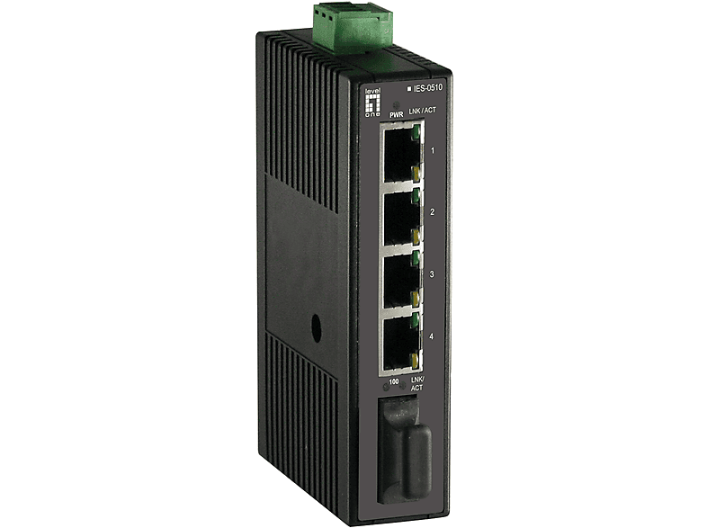 Switch | IES-0510 LEVELONE, Negro | MediaMarkt