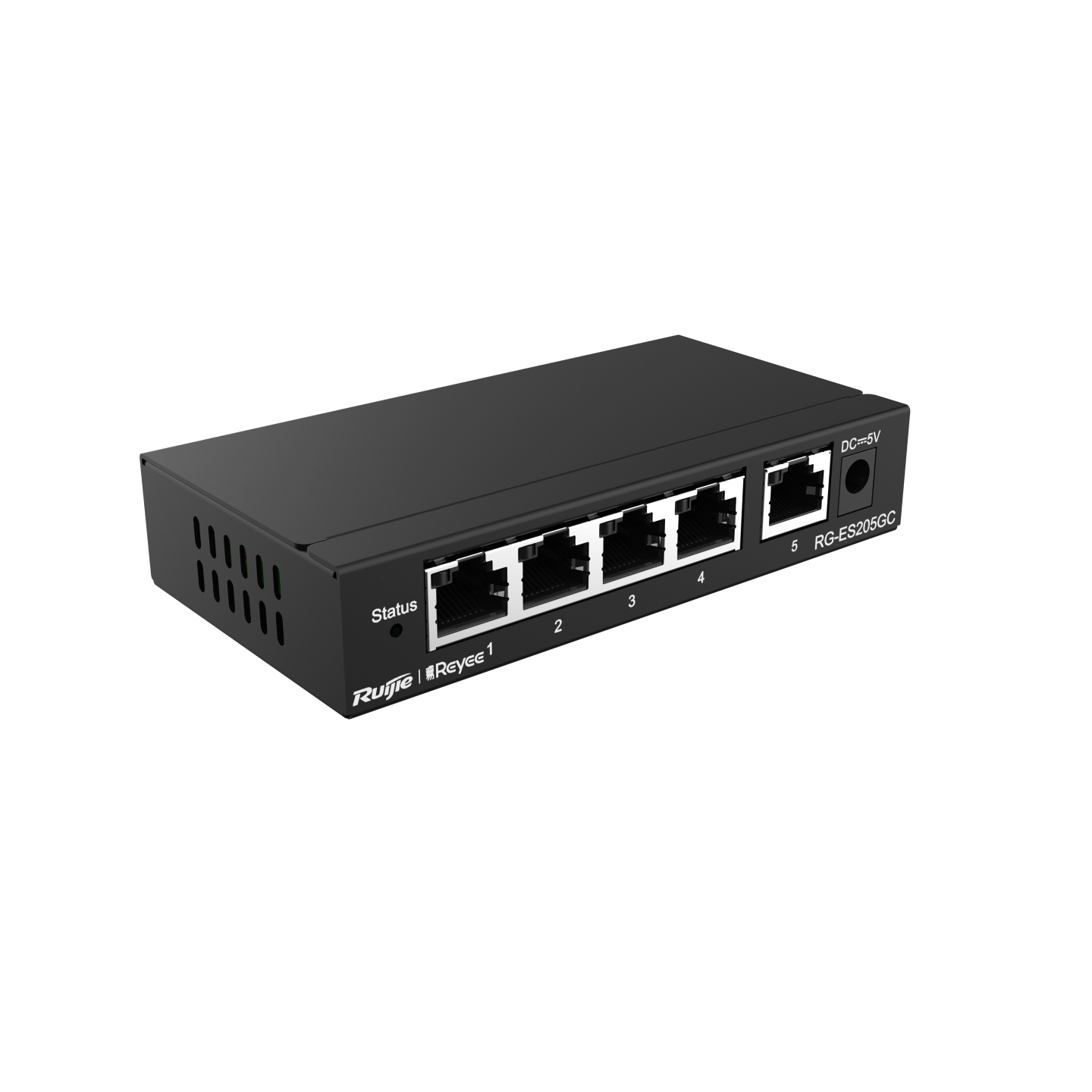 RUIJIE RG-205GC 10/100/1000 Mbps Cloud Yönetilebilir Metal Kasa 5 Switch Siyah