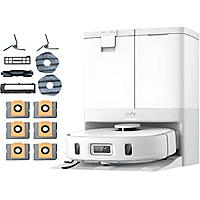 MediaMarkt EUFY Robotstofzuiger Eufy Clean X10 Pro Omni robotstofzuiger wit met dweil en Vervangingssets- Robot Vacuum 8000 Pa zuig... aanbieding