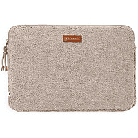 MediaMarkt SELENCIA Teddy Laptop Hoes - Laptop Sleeve 14 inch Beige aanbieding