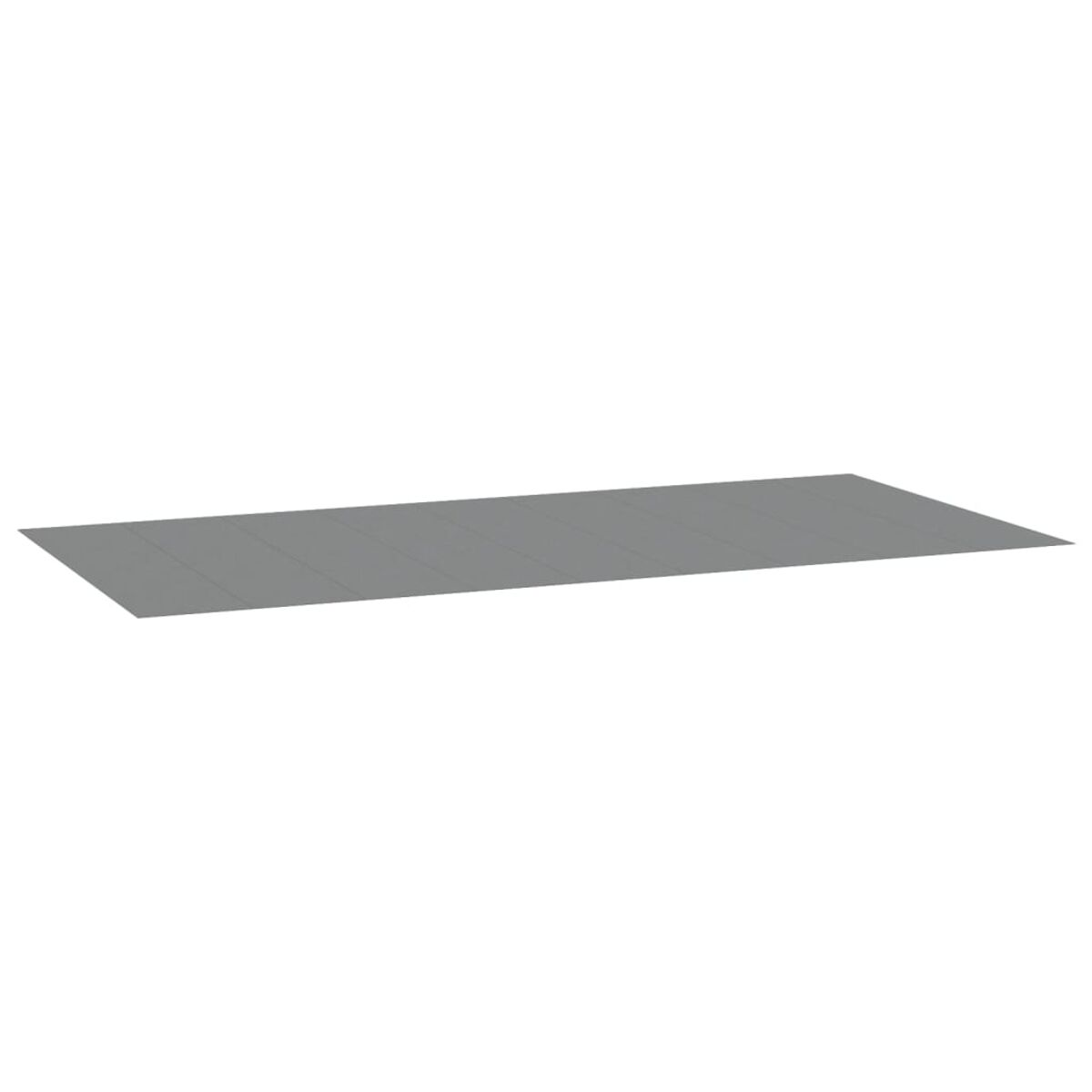 Ein graues Rechteck auf weißem Hintergrund. Es hat diagonale Linien.