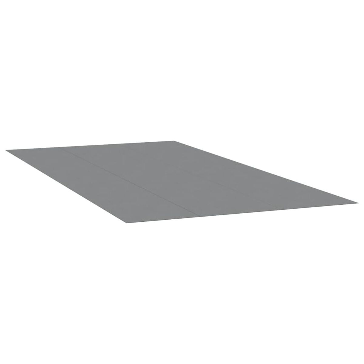 Ein graues, rechteckiges Metallblech mit drei dunklen Linien darauf.