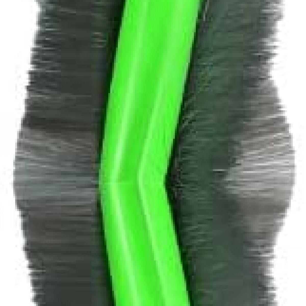 Spazzola verde e nera utilizzata per la pulizia.