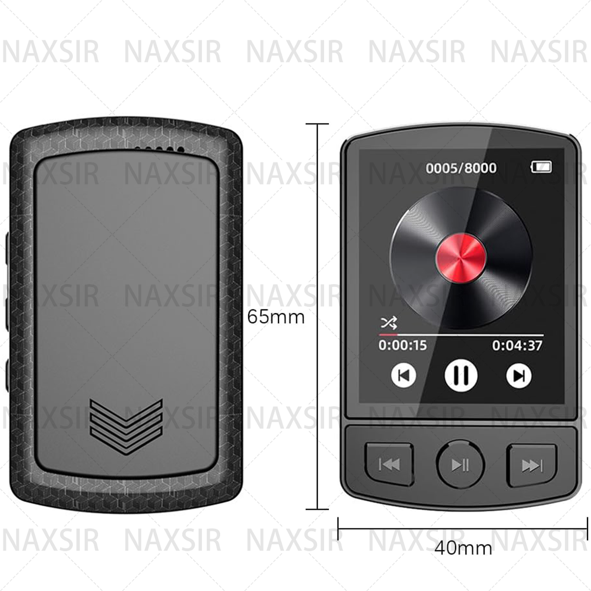 Lettore MP3 Multifunzione 1.8'' – Clip, Radio FM, Registratore, E-Book – Batteria 300mAh