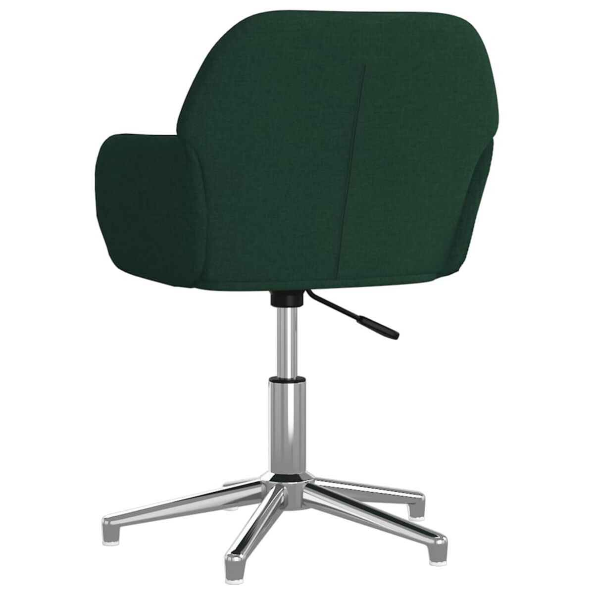 Grüner Schreibtischstuhl von hinten.
