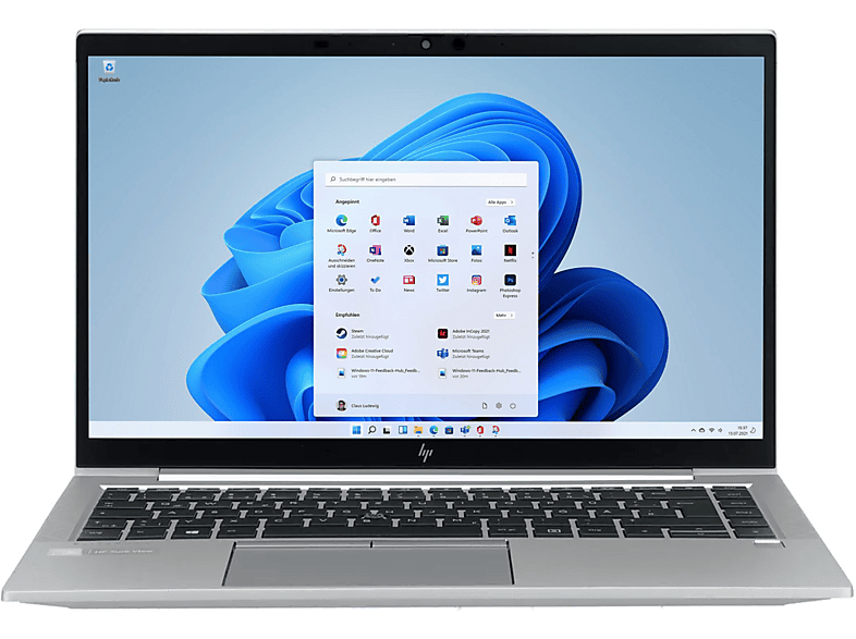 HP EliteBook 840 G7 | 14" | i5-10310U | 4 x 4.40 GHz |, Notebook, mit 14 Zoll Display, Intel® Core™ i5,i5-10310U Prozessor, 8 GB RAM, 256 GB SSD, Intel® UHD Graphics, Silber, Windows 11