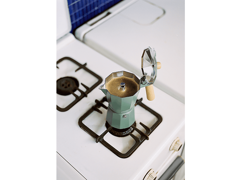 Cafetera tradicional | CREATE THERA MOKA RETRO, 120 W, Sage