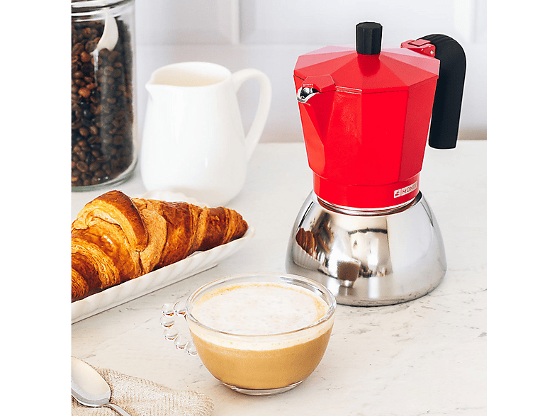 Cafetera italiana | MONIX M863106, Aluminio, Acero inoxidable