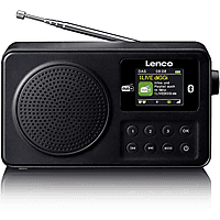 MediaMarkt LENCO PDR-033BK Radio Zwart aanbieding