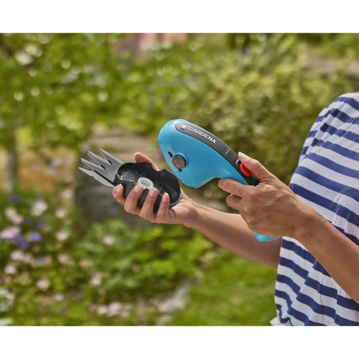 Akumulatorowe nożyce do trawy GARDENA 9886-20 Turkusowy | MediaMarkt