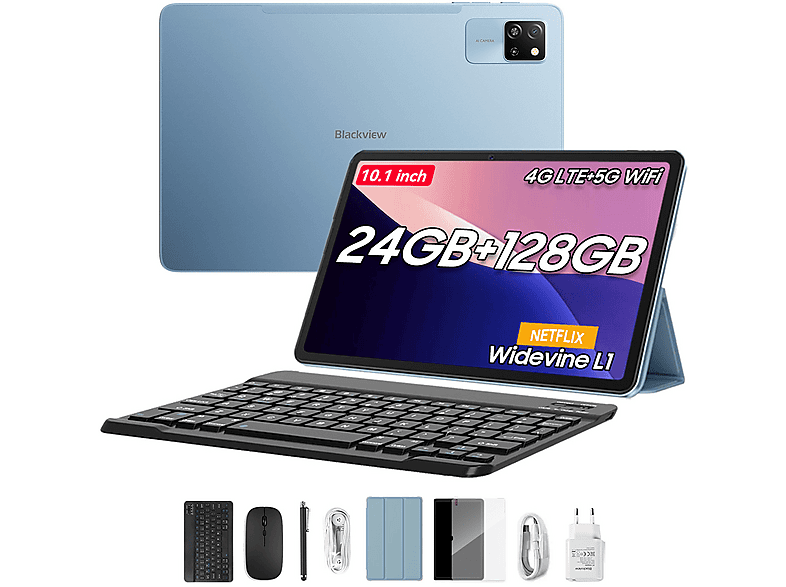 BLACKVIEW Tab 60 Pro Sets, Tablet, 64 GB, 10,1 Zoll, Blau