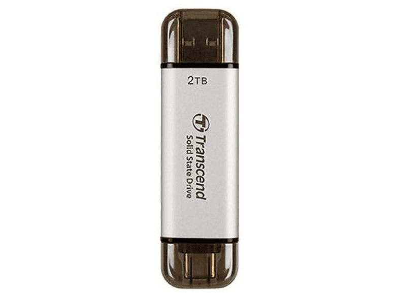 TRANSCEND TRANSCEND ESD310S 1TB External SSD Eingabe / Ausgabe Festplatten Externe, 1 TB SSD, extern, silber