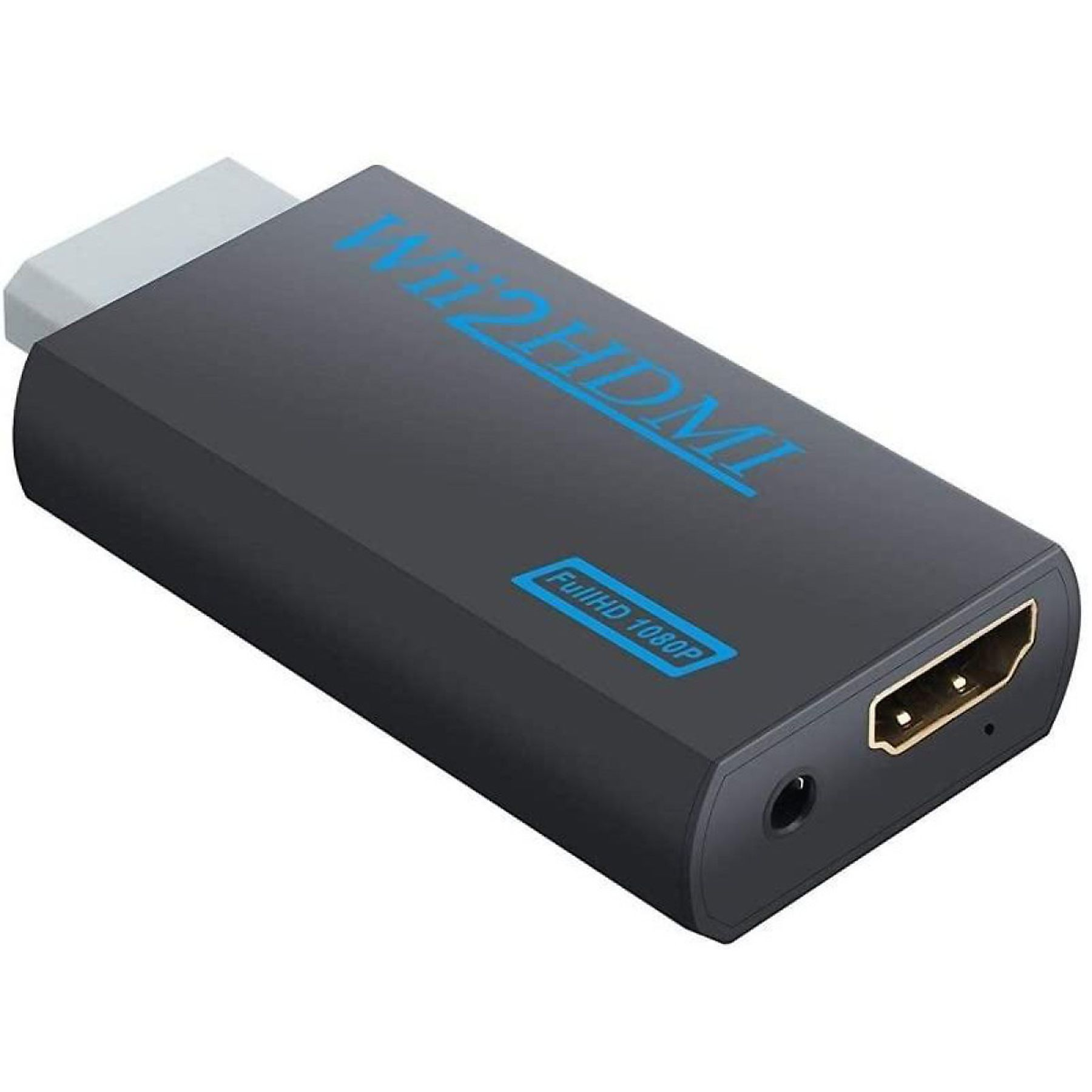 Ein schwarzer HDMI-zu-HDMI-Adapter mit dem Text TW2HDMI und Full HD 1080p.