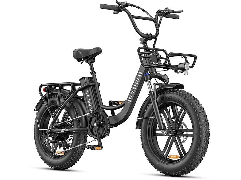ENGWE L20 Boost Citybike (Laufradgröße: 20 Zoll, Unisex-Rad, Schwarz)