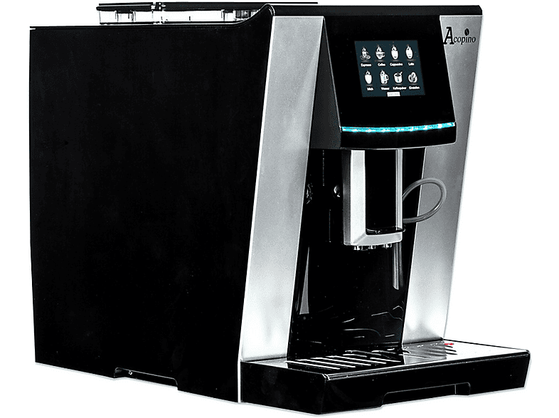 ACOPINO Acopino Vittoria Kaffeevollautomat mit ONE TOUCH Kaffeevollautomat schwarz/ silber