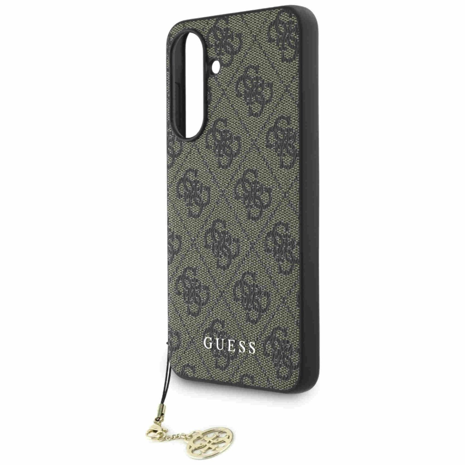 Etui na telefon z wzorem logo Guess, z zawieszką.