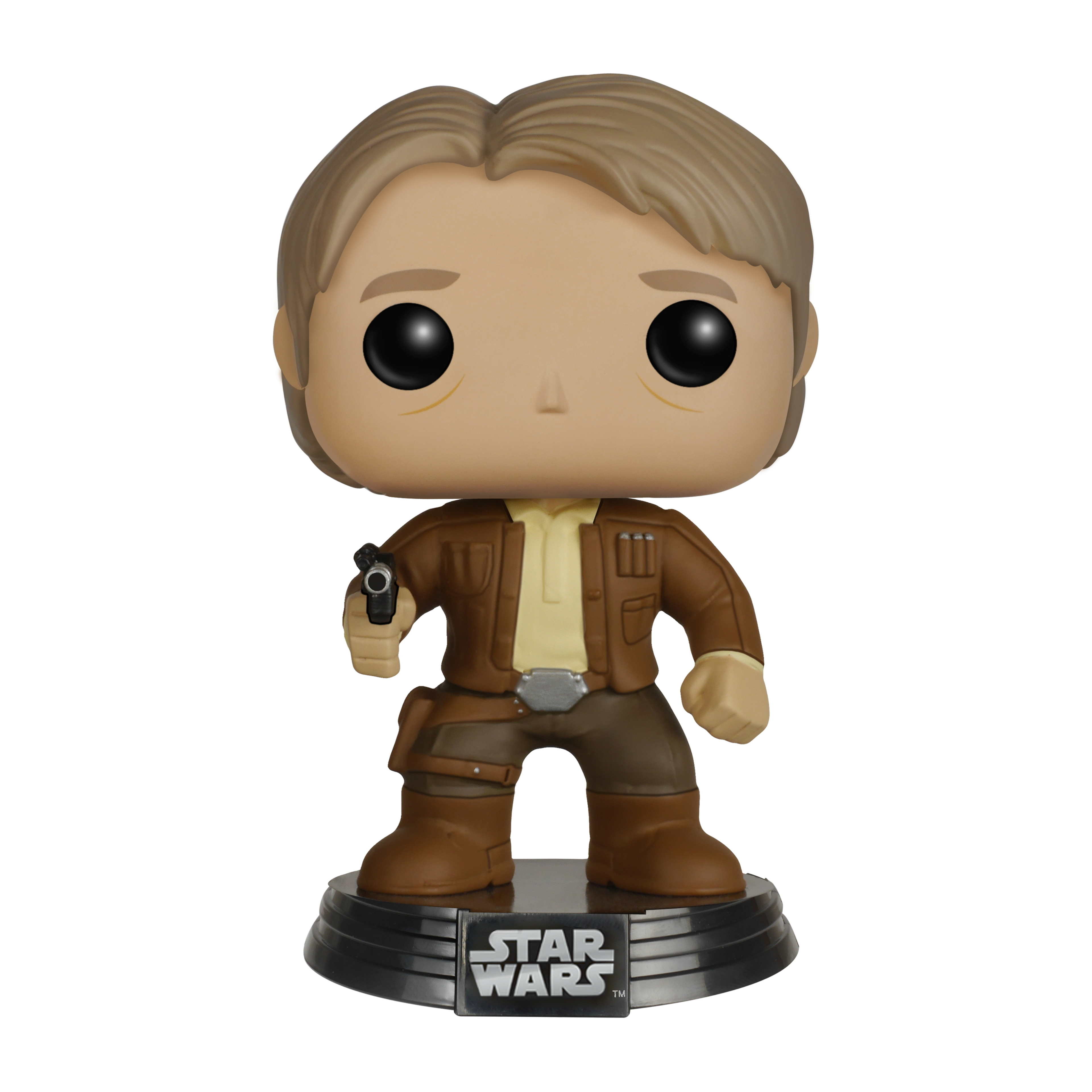 Han Solo Funko Pop Figur. Mann mit einer Pistole. Star Wars.