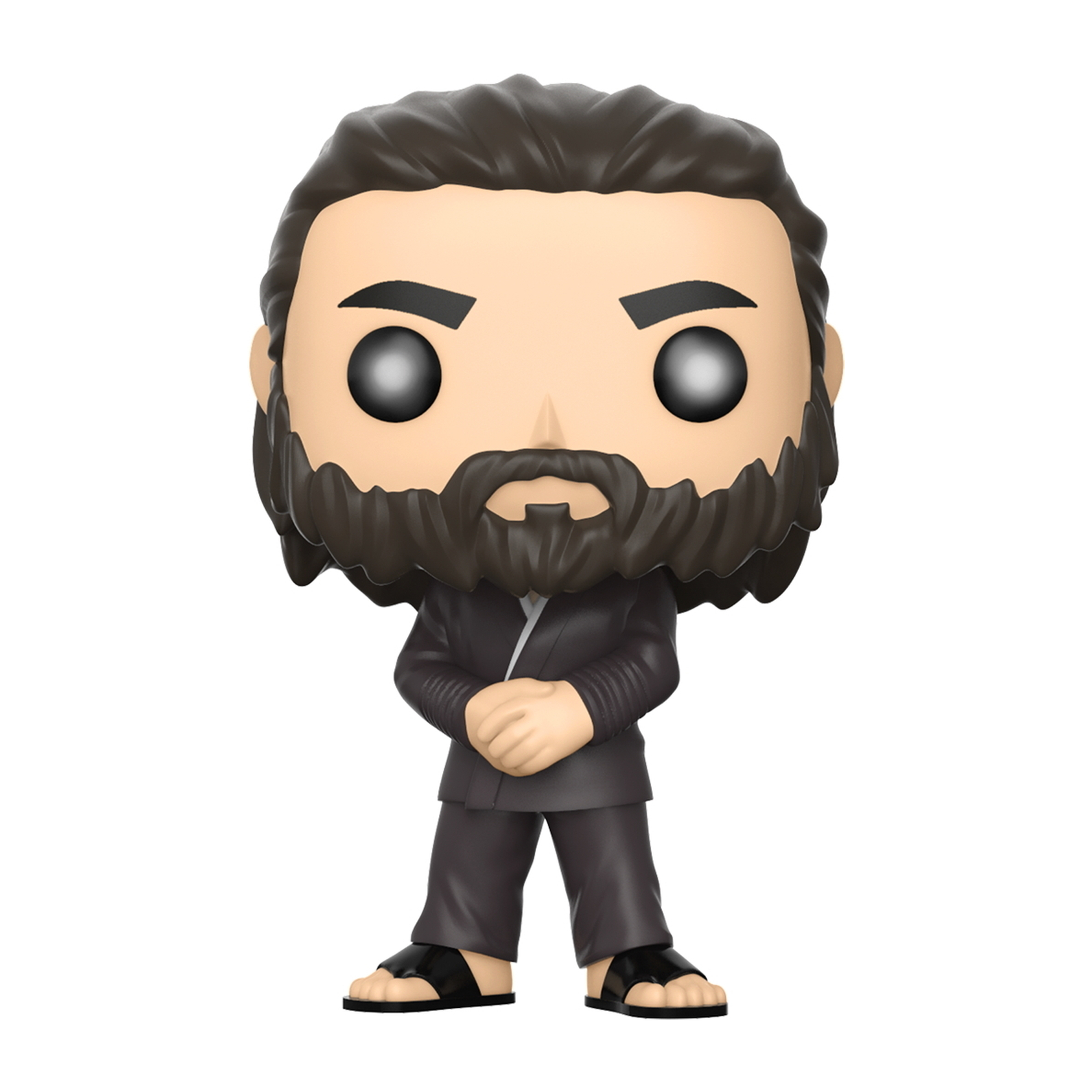 Wallace Funko Pop Figur. Bartiger Mann im Anzug. Aus dem Film Blade Runner 2049.