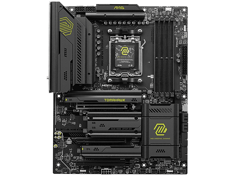 MSI MAG X870E TOMAHAWK WIFI Mainboard Schwarz