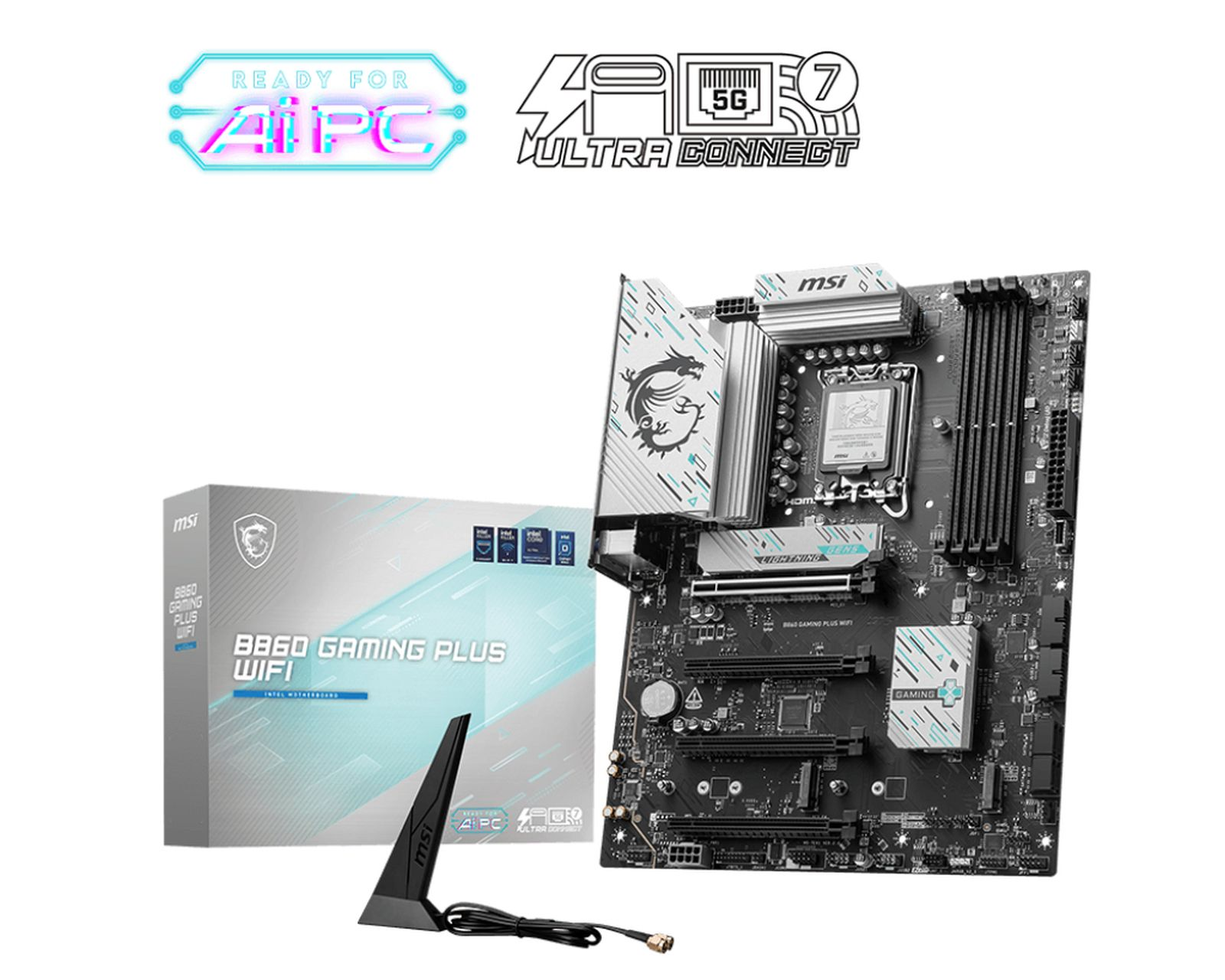 MSI B860 GAMING PLUS WIFI Intel B860 DDR5 ATX Anakart