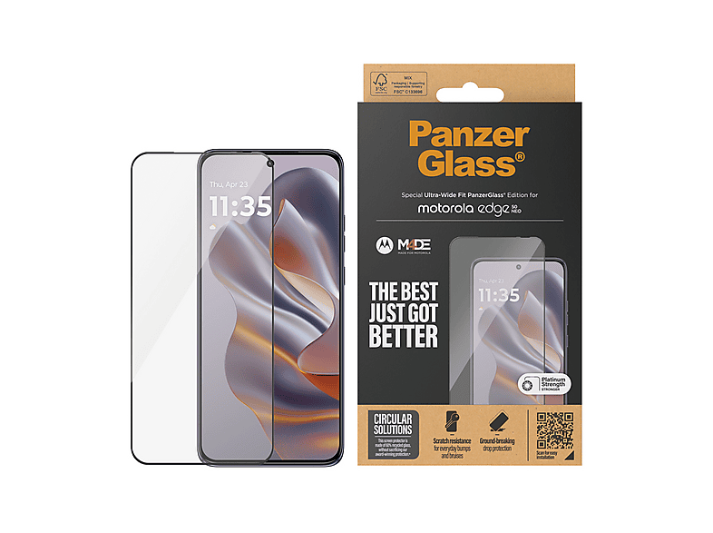Proteggi La Privacy Del Tuo Motorola Edge 50 Neo! Vetro Temperato 9H, Antigraffio E Antimpronta (3 Pezzi)