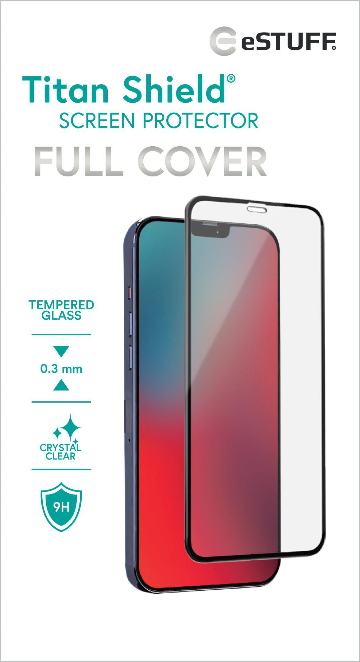 Un telefono con protezione per lo schermo, con la protezione leggermente staccata.